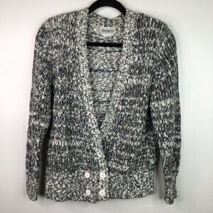 Partners Large Gray and white cardigan